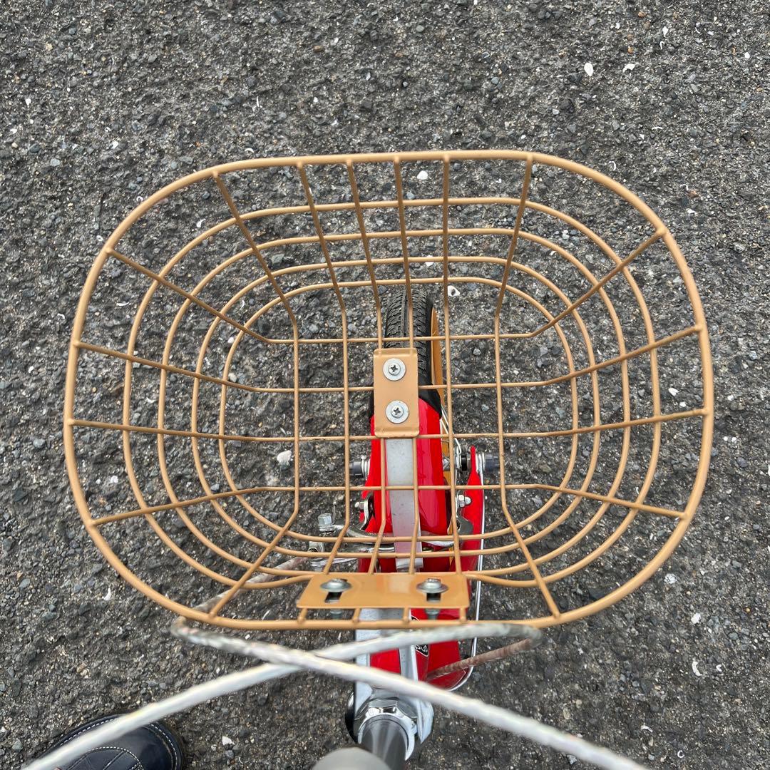 自転車子供用(幼児用) 赤 14インチ 【発送】