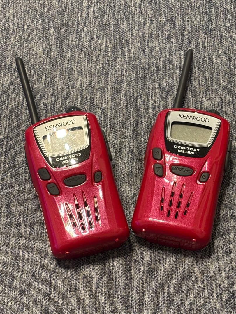 KENWOOD UBZ-LM20 トランシーバー 赤