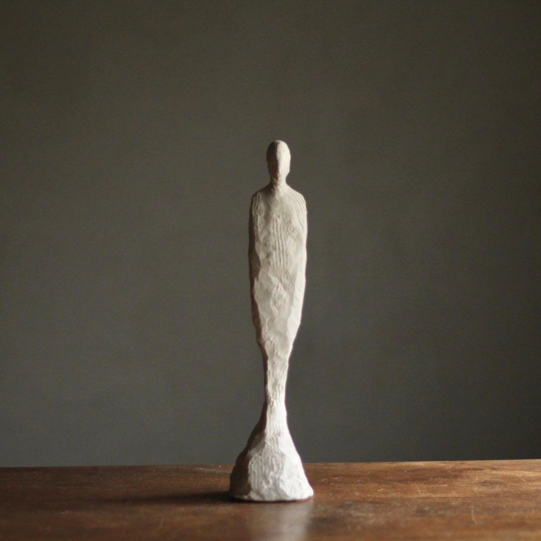 石塑粘土 立体作品 人物像 「故国」 F 現代美術 オブジェ sculpture