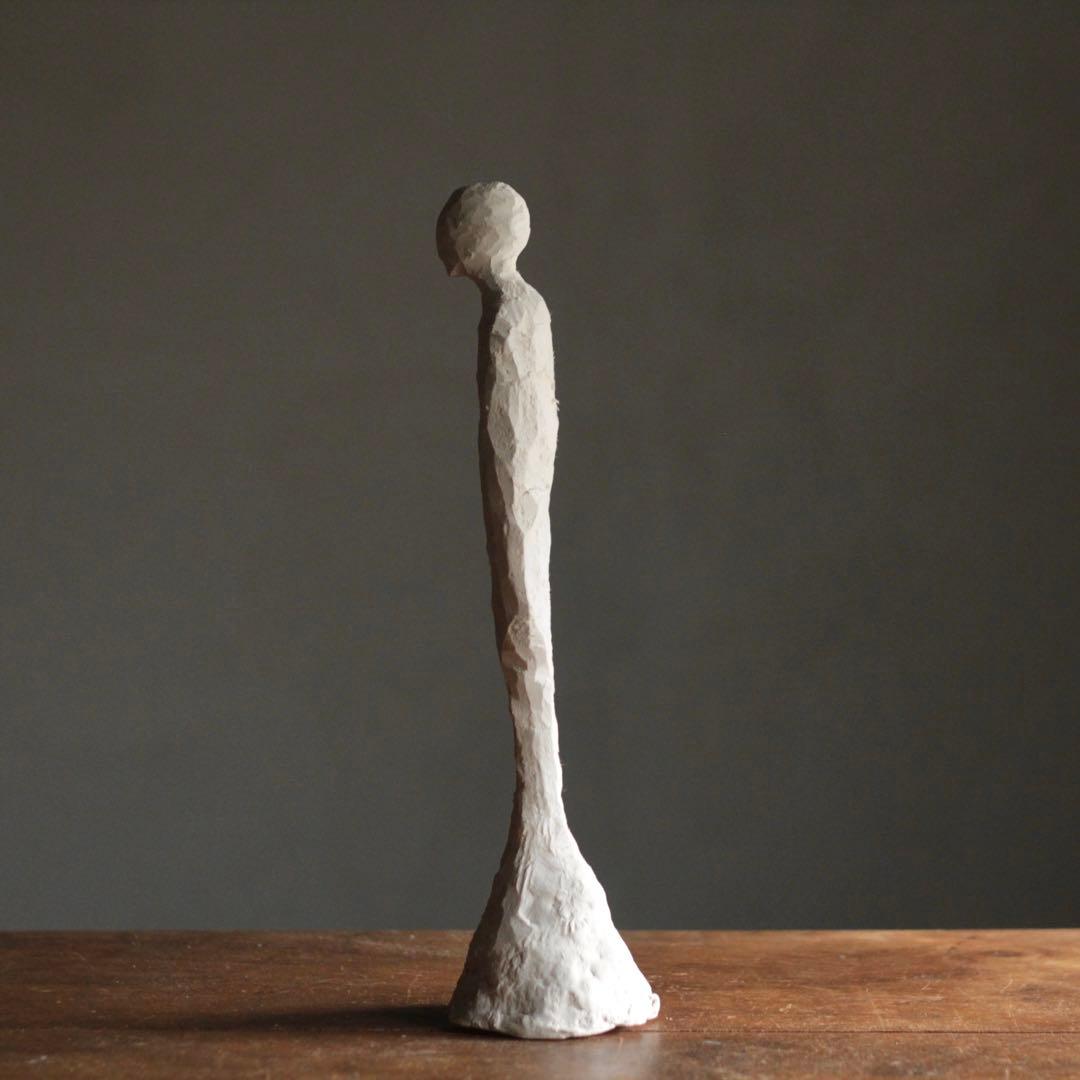 石塑粘土 立体作品 人物像 「故国」 F 現代美術 オブジェ sculpture