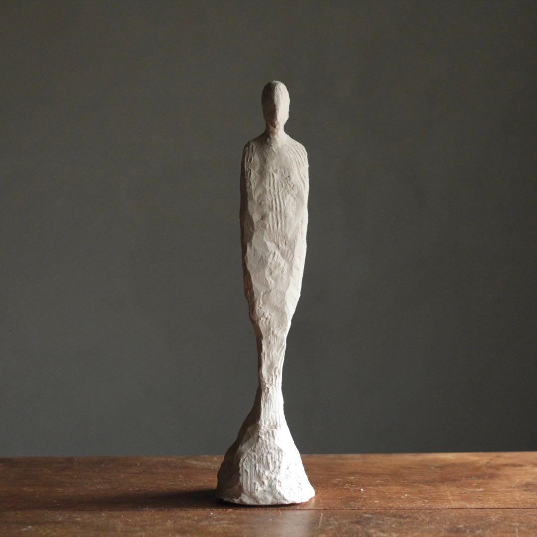 石塑粘土 立体作品 人物像 「故国」 F 現代美術 オブジェ sculpture