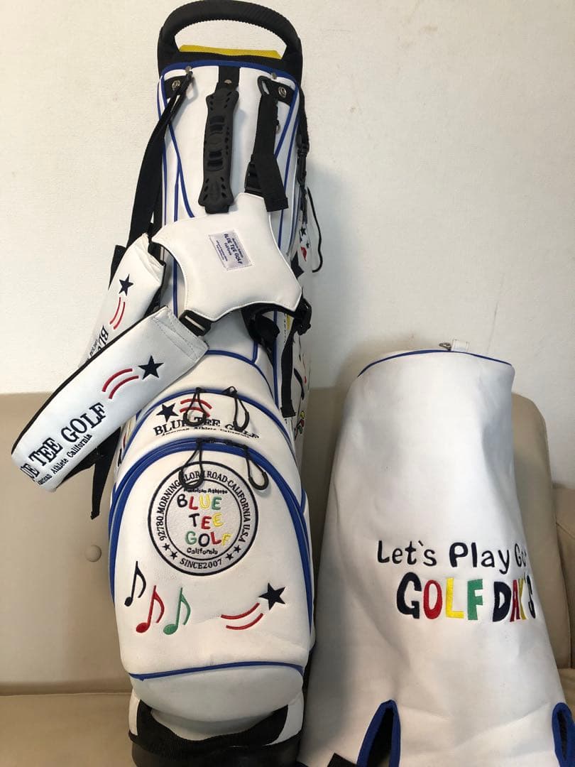 【送料込み】大人気　ブルーティーゴルフ　スマイル　キャディバッグ　ゴルフバッグ