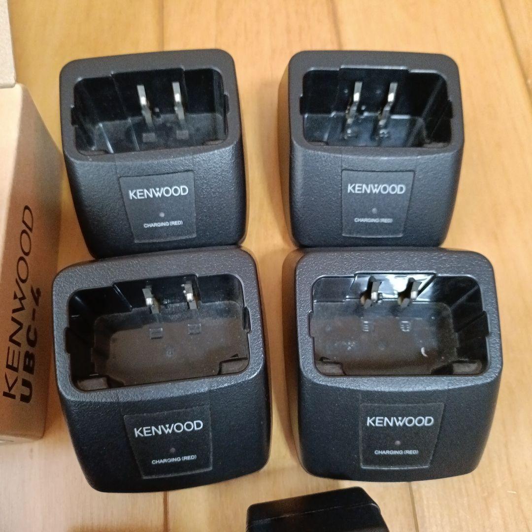 【5台】KENWOOD トランシーバー　充電器セット　インカム