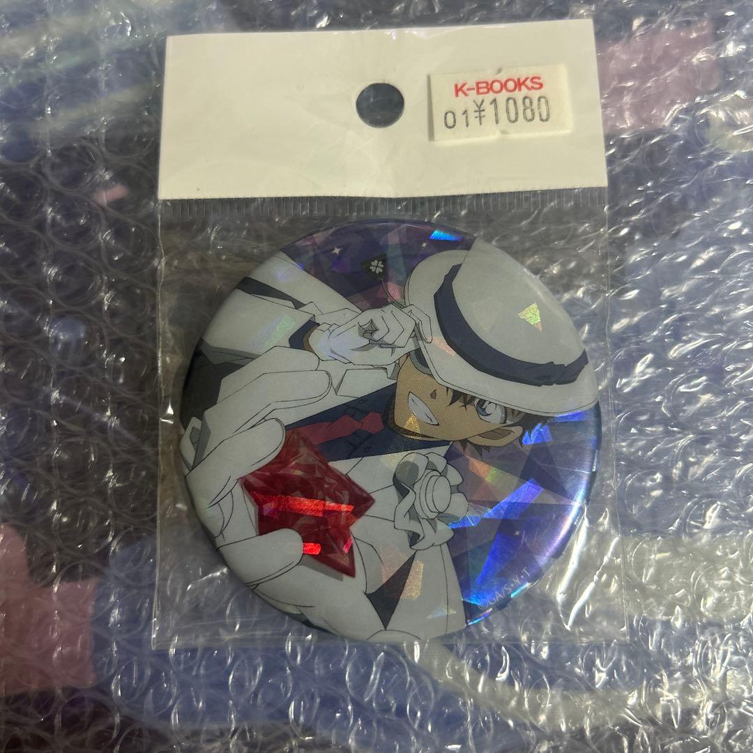 美品 名探偵コナン ホログラム缶バッジ 怪盗キッド (等身) 【AGF2017】