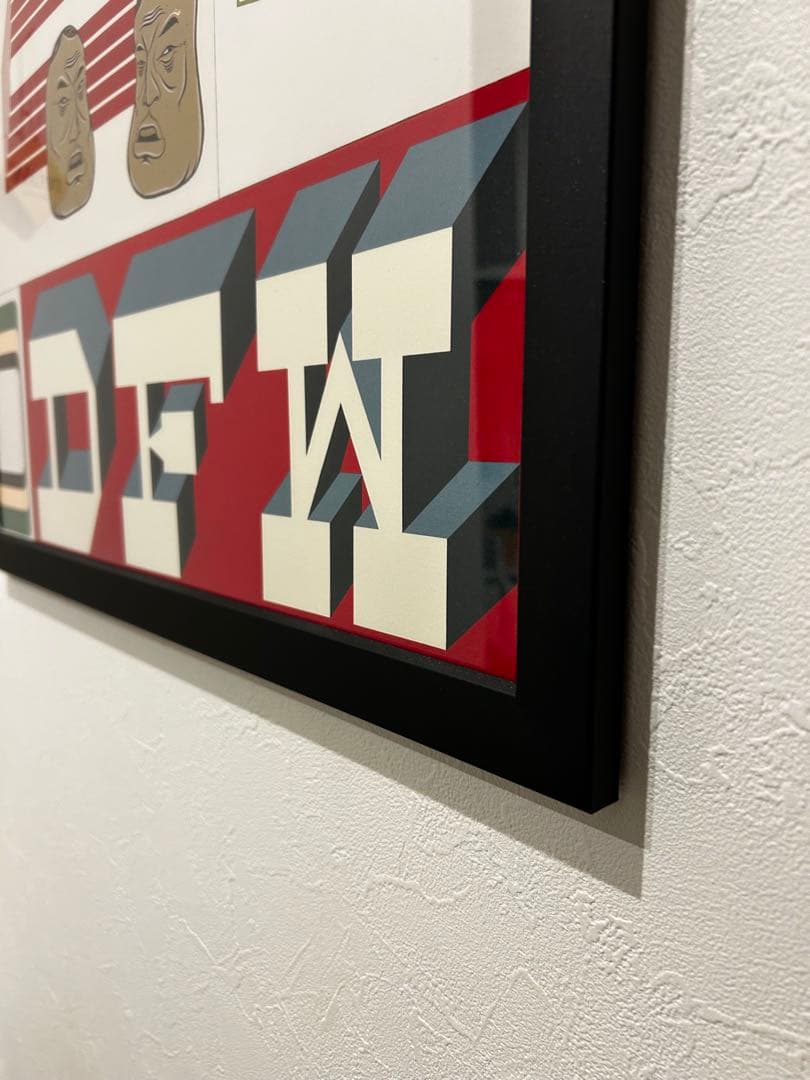 【新品・額装】BARRY MCGEE サイン入り シルクスクリーンポスター