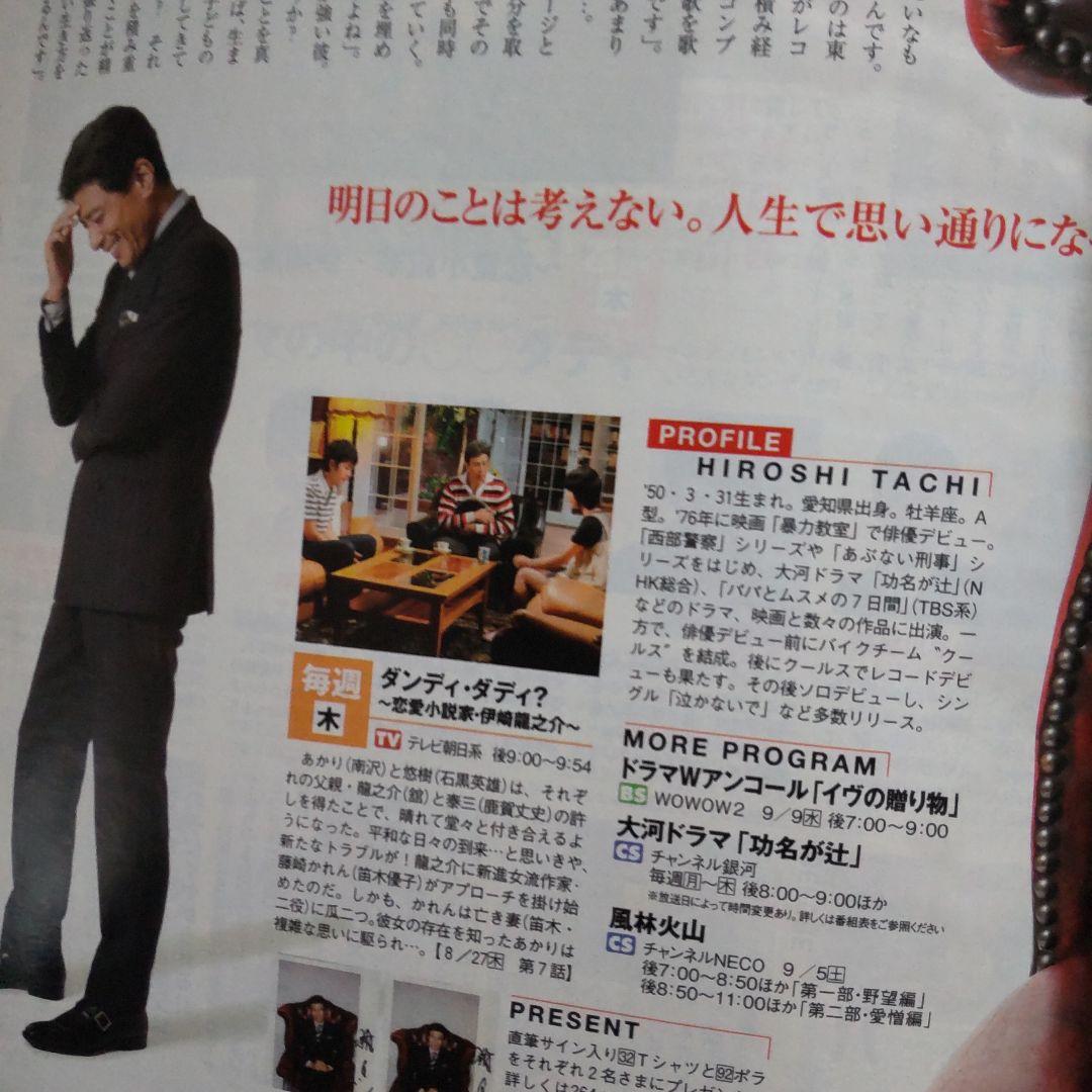 舘ひろし貴重表紙インタビュー雑誌