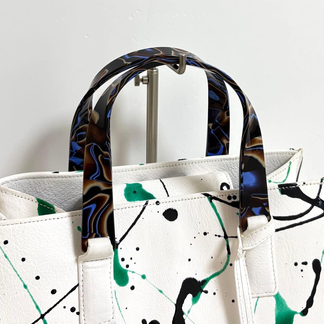 【美品】 HOMMON ゴートピュレバッグ ハンドバッグ ショルダーバッグ