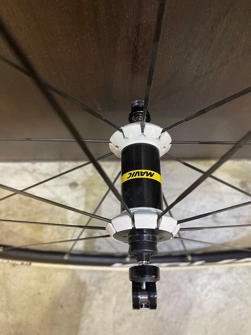 MAVIC KSYRIUM ELITE完組ホイール リムブレーキ　ホワイトハブ