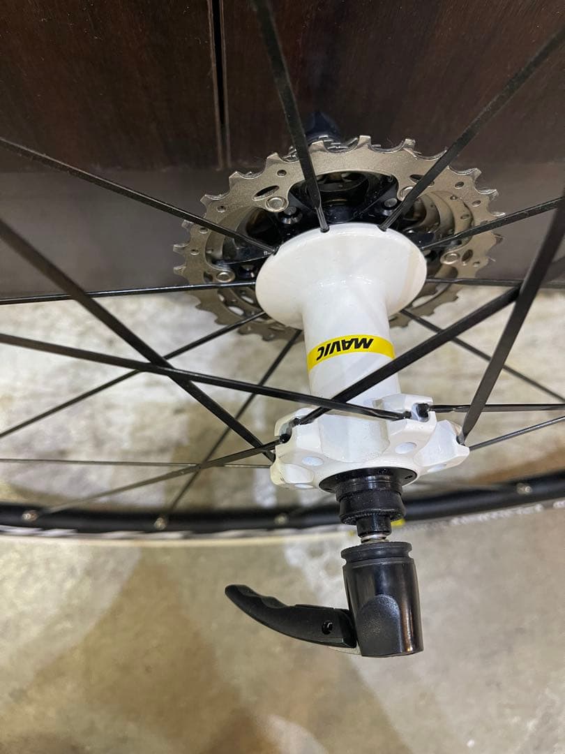 MAVIC KSYRIUM ELITE完組ホイール リムブレーキ　ホワイトハブ