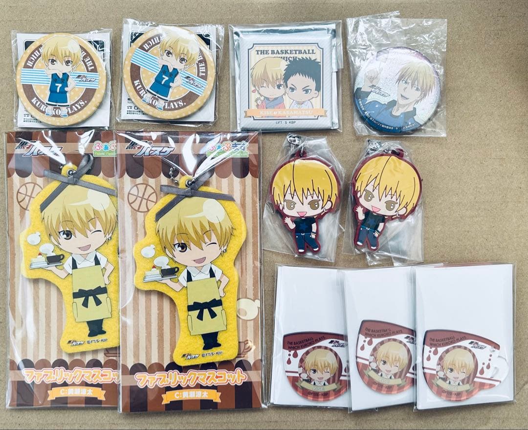 黒子のバスケ 黒バス 黄瀬涼太 缶バッジ アクキー etc