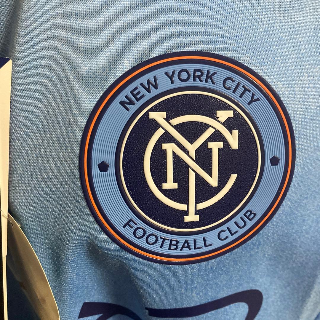 元スペイン代表　ビジャ　ニューヨークFC サイン入り　正規品ユニフォーム