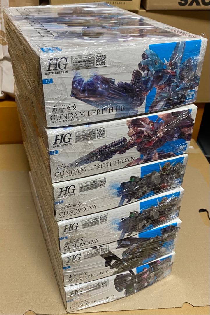 新品未組立　HG 1/144 機動戦士ガンダム　水星の魔女　 ６個セット