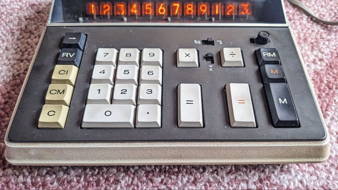 ニキシー管電卓　キャノンL121