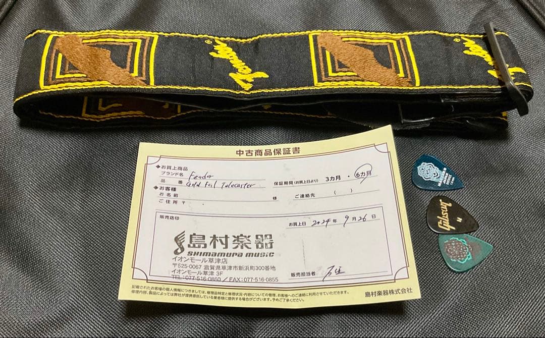 FenderMEXICOフェンダーメキシコゴールドフォイルテレキャスター