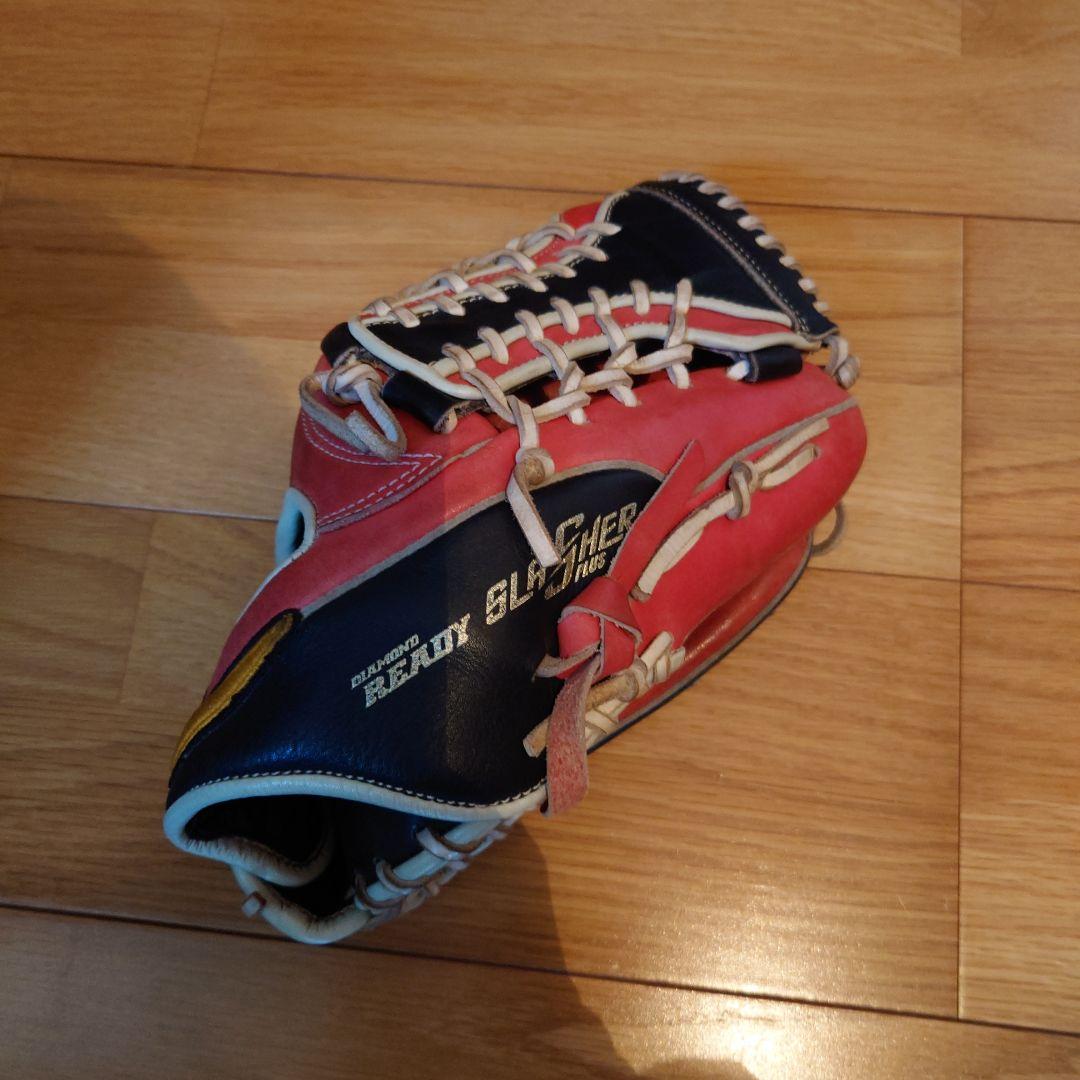 Nike Glove Ready 軟式グローブ 赤/青