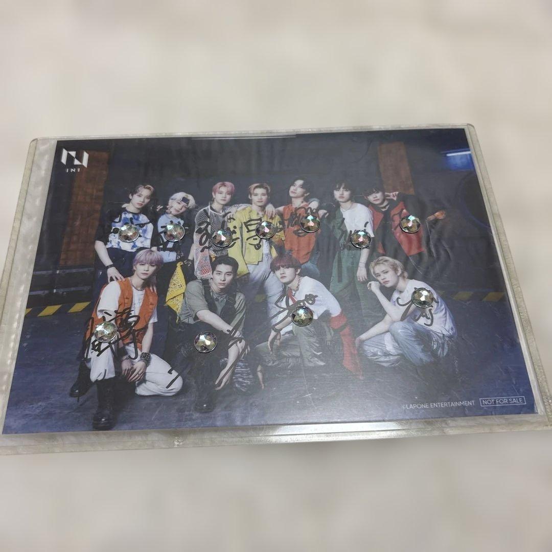 ぱ*だ様 INI メンバー全員　直筆サイン　2L写真