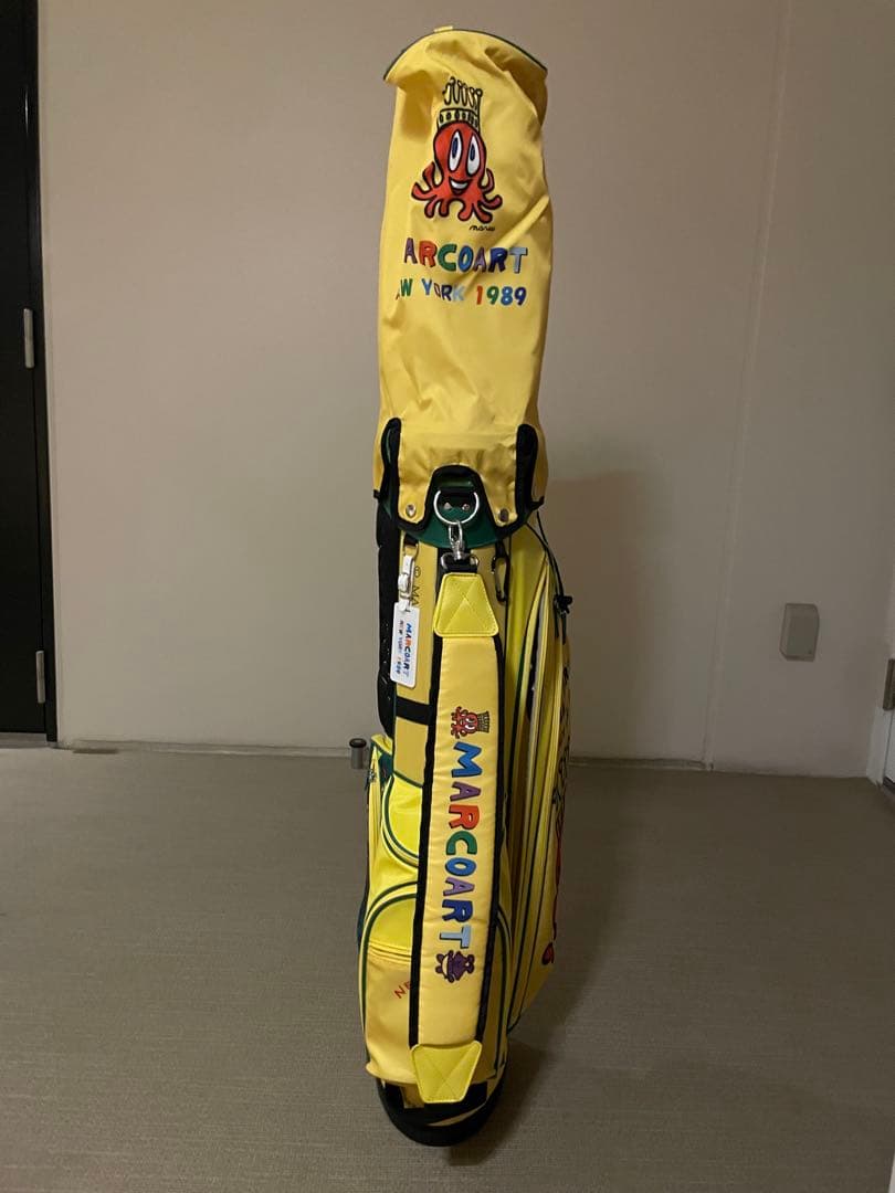 MARCOART New York 1989 キャディバッグ（黄色）