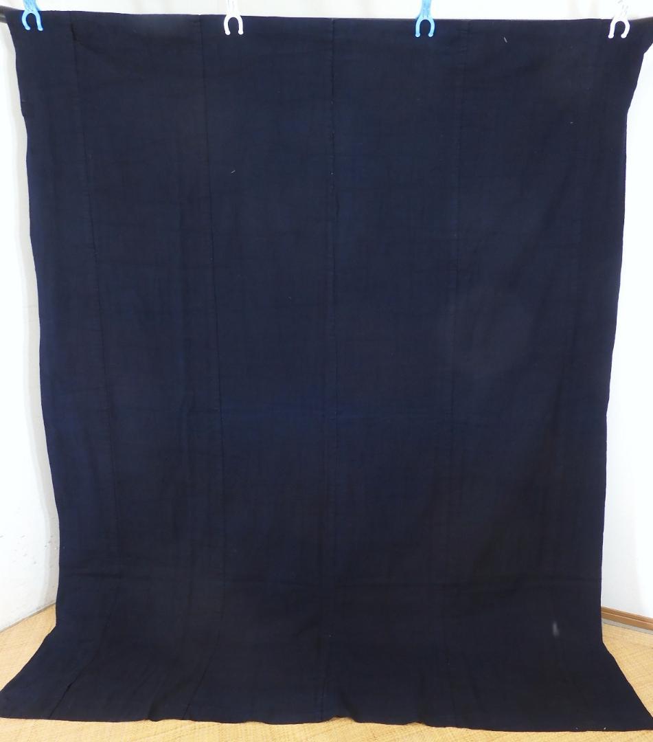 木綿・明治期筒描・唐獅子牡丹・明治の藍木綿・筒描き