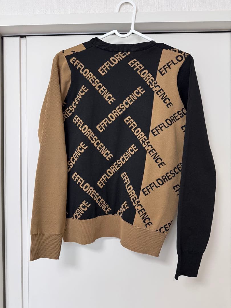 EFFLORESCENCE バイカラー セーターMサイズ