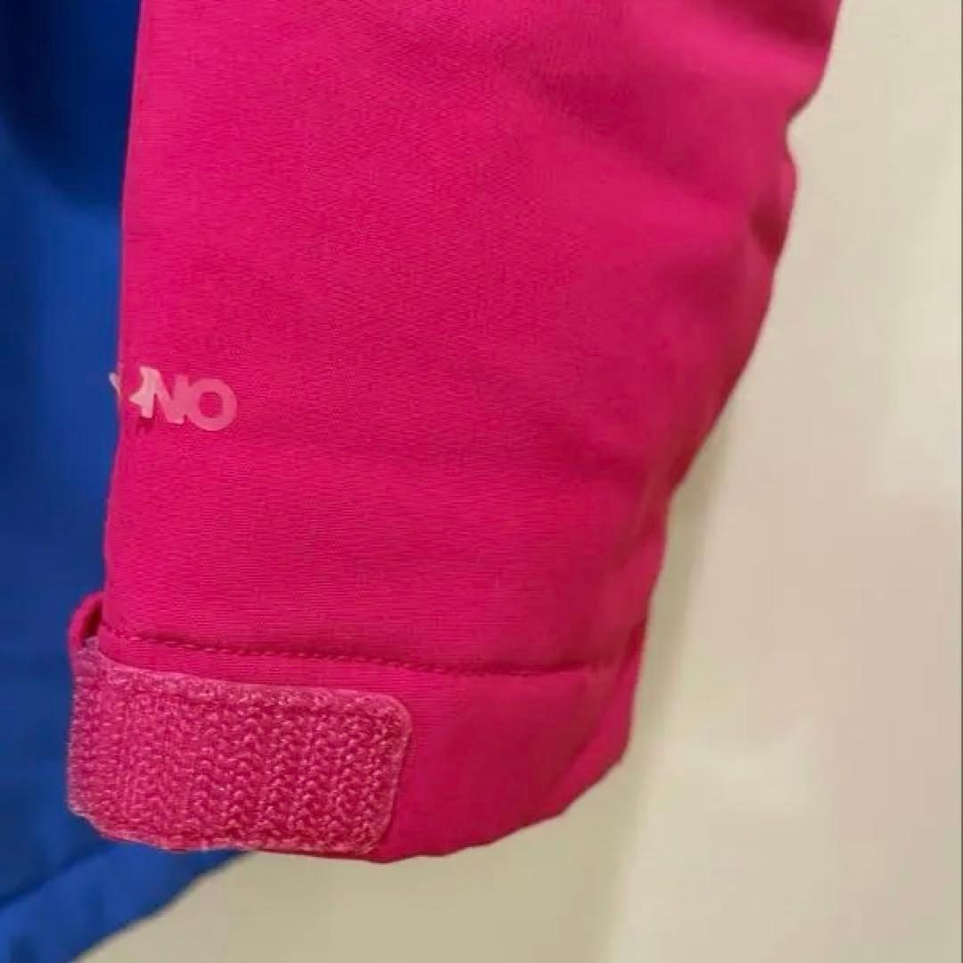 Patagonia キッズ用スキーウェア（上下セット）ピンク/ブルー