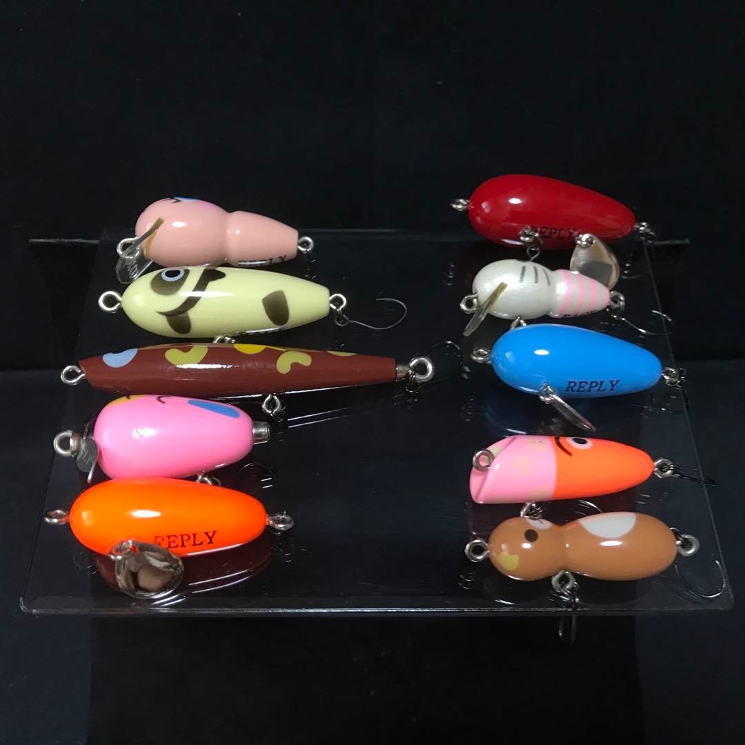 【匿名配送】REPLY ルアー マスコットキャラシリーズ　10個セット