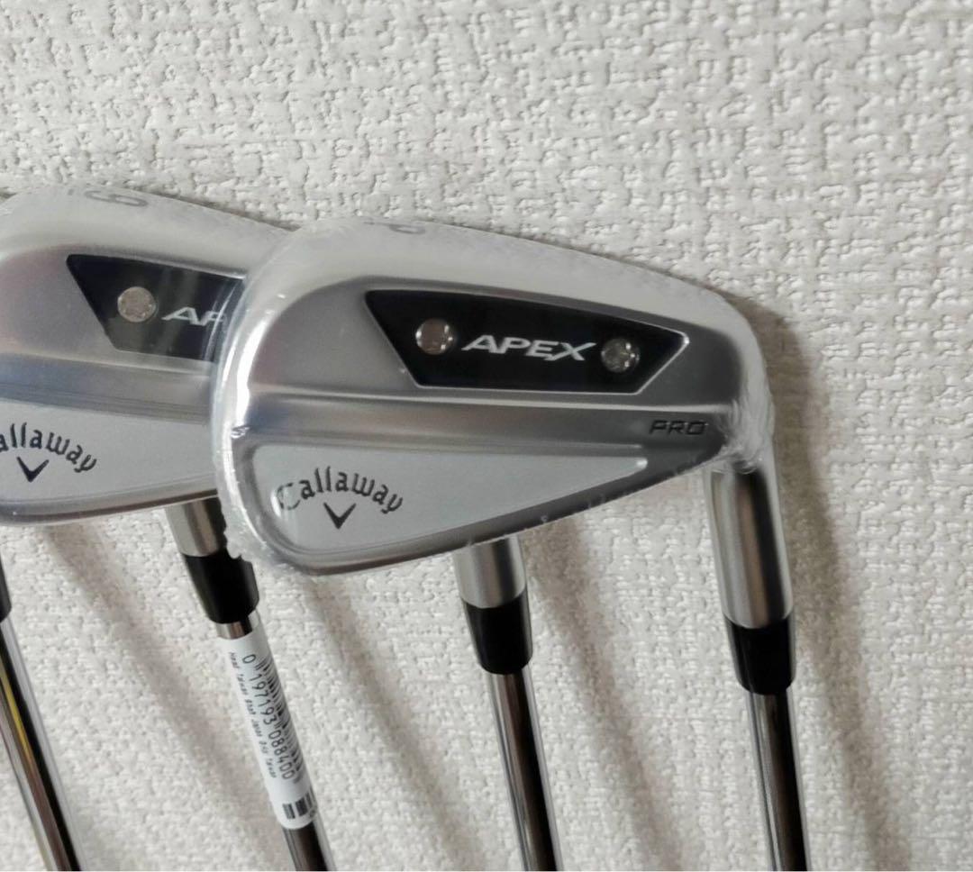 新品 キャロウェイ 2024 APEXPRO アイアン 6本セット ダイナミック