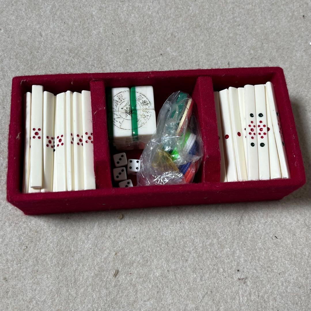 ミズノ丸一 瑞雲 背緑 金彩 トランプ類税 麻雀牌