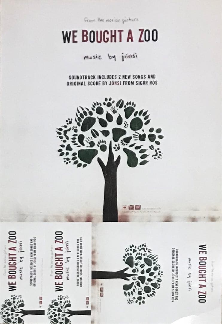 WE BOUGHT A ZOO JÓNSI RARE POSTER ヨンシー