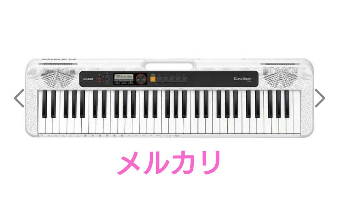 カシオCASIOベーシックキーボード ホワイト [61鍵盤]CT-S200WE