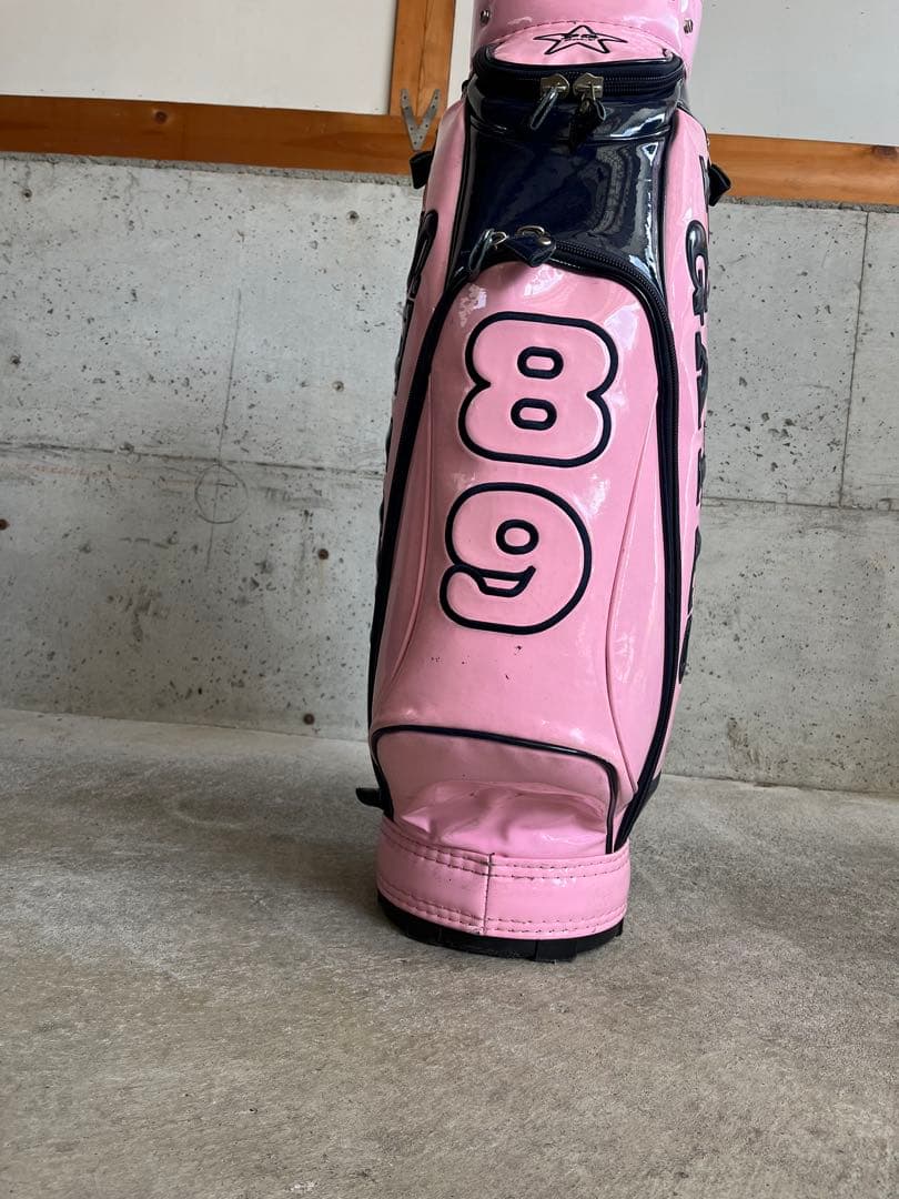 PEARLY GATES キャディバッグ ピンク/ネイビー