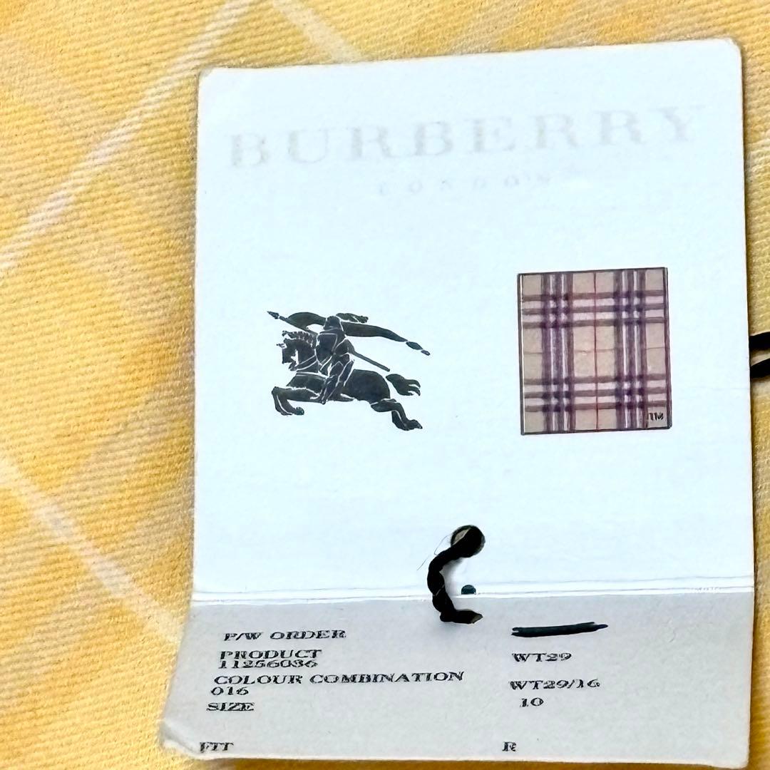 【極美品】 バーバリーロンドンゴルフ　パンツ　ノバチェック　オレンジ　S