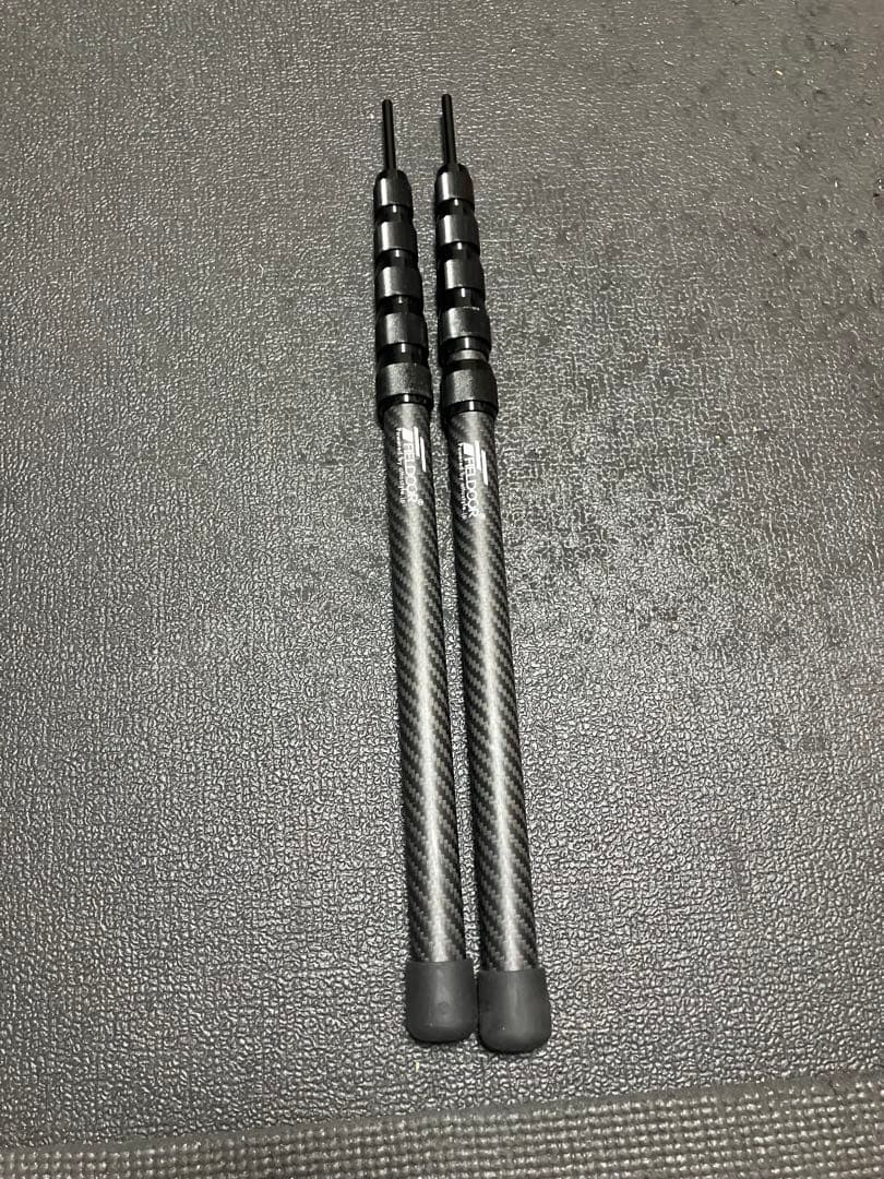 FIELDOOR カーボン テントポール 伸縮式2本セット