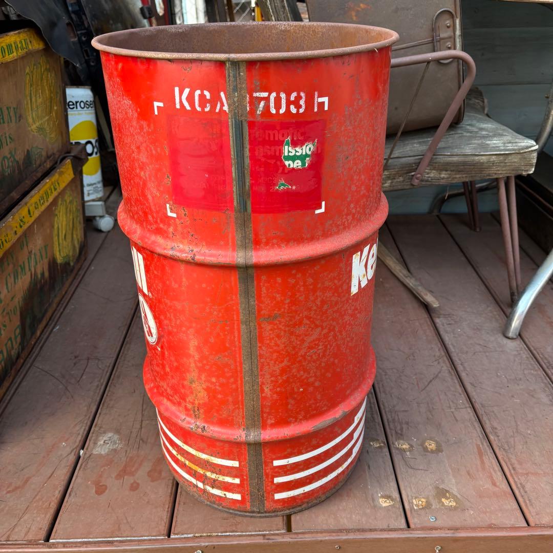 送料込み！USA VTGドラム缶 Kendall /16U.S.GALLONS
