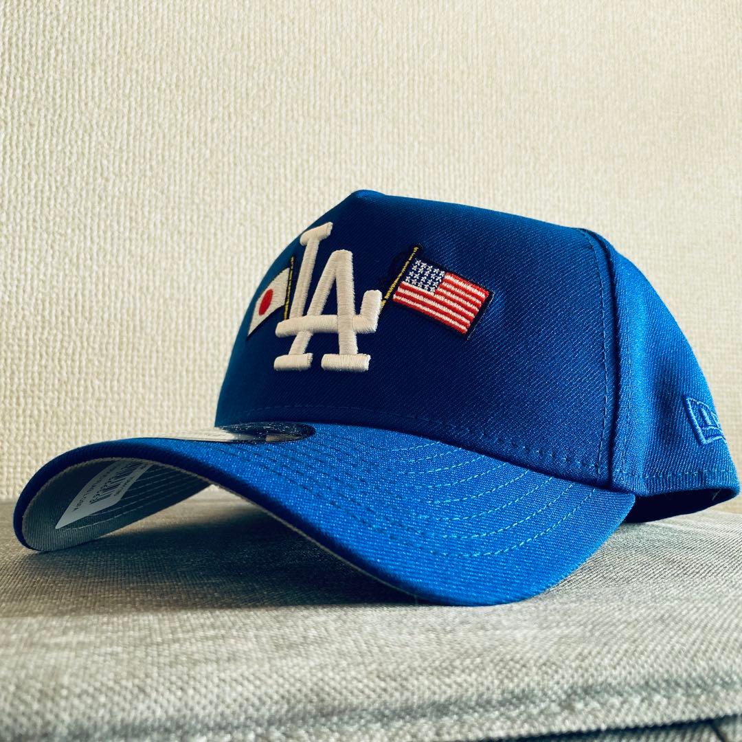 【US限定】ニューエラ ロサンゼルスドジャース 9FORTY Aフレーム ブルー