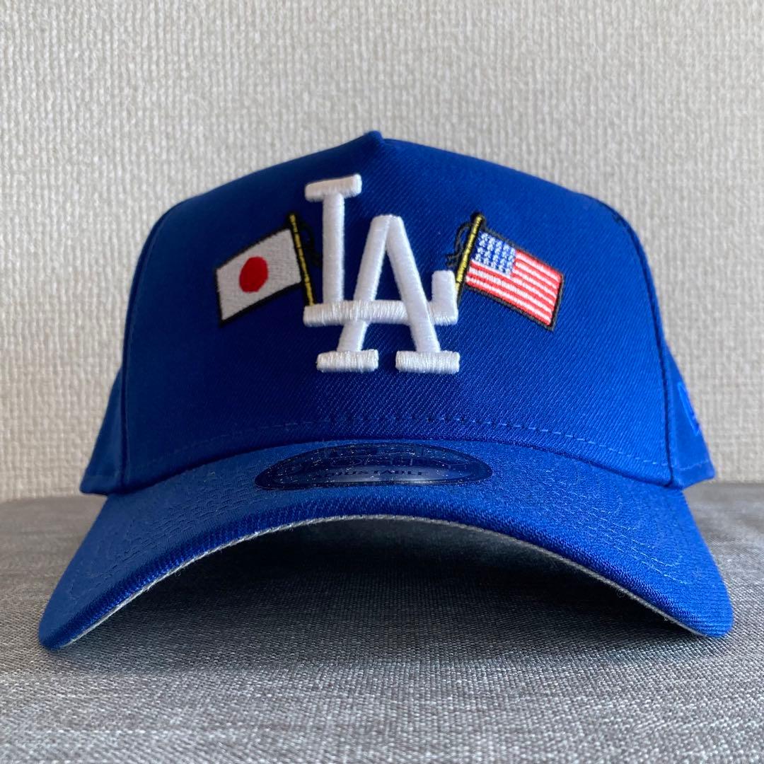 【US限定】ニューエラ ロサンゼルスドジャース 9FORTY Aフレーム ブルー