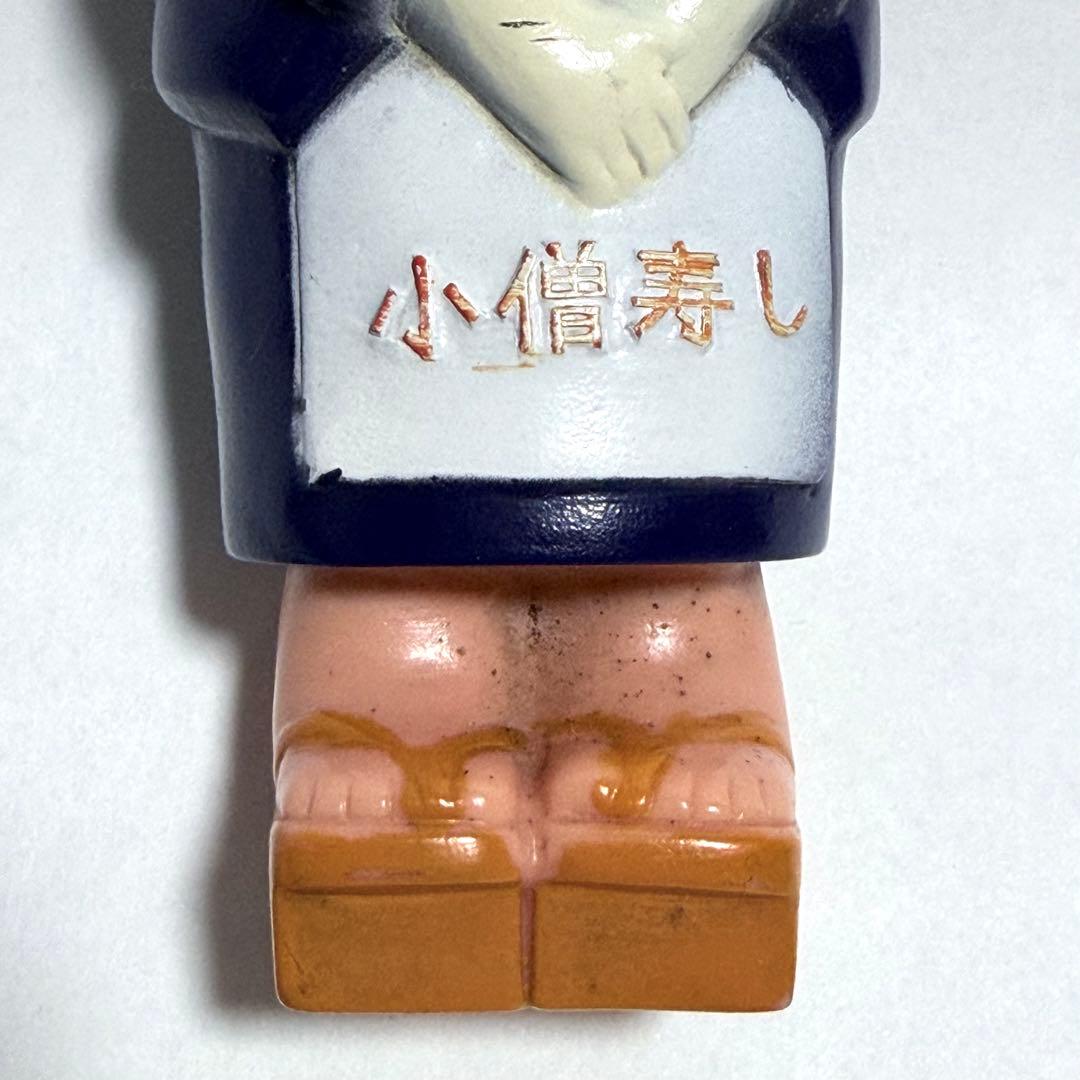 小僧寿し　ノベルティ　ソフビ　貯金箱
