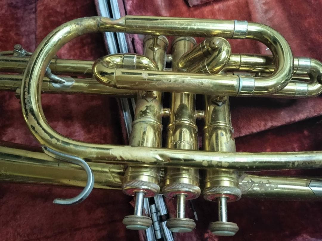 ヴィンテージ 1960年代 オールズ アンバサダー　トランペット　ケースあり　訳