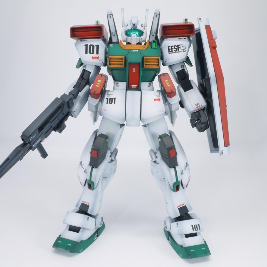 ガンプラ　HG ジムⅢ②　全塗装　完成品