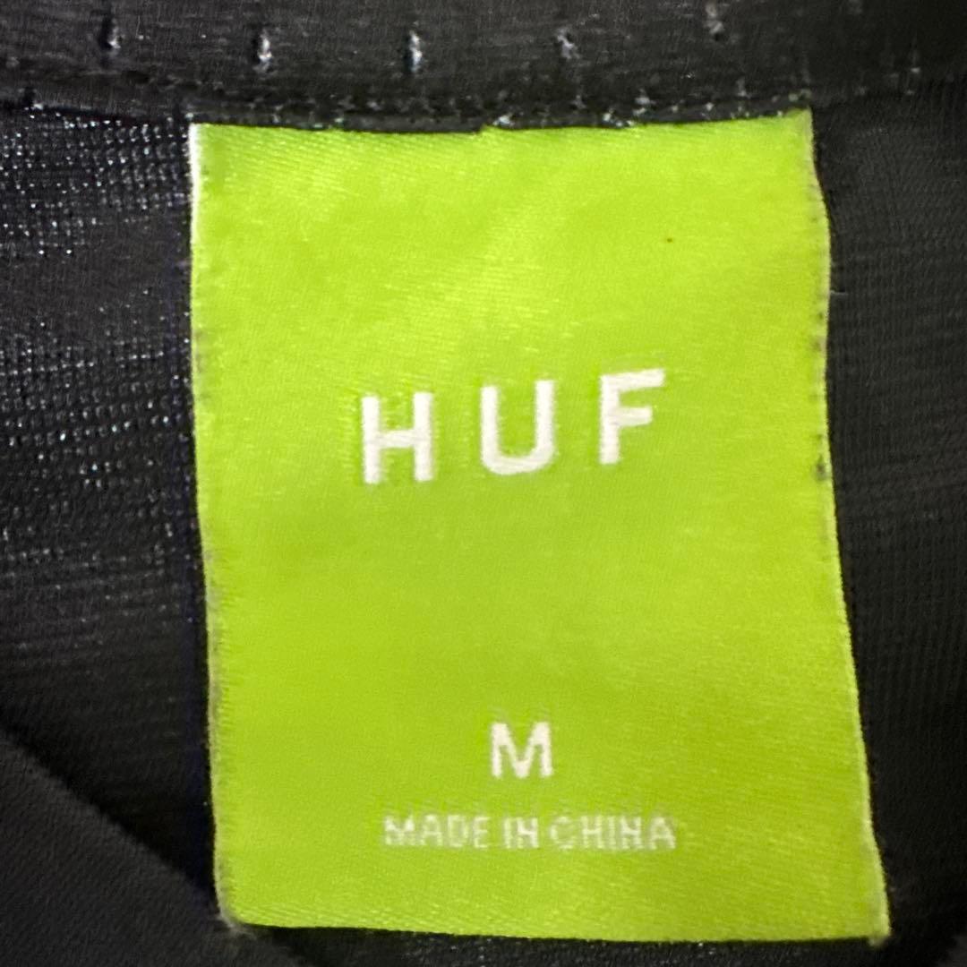 HUF 車プリント メッシュシャツ M
