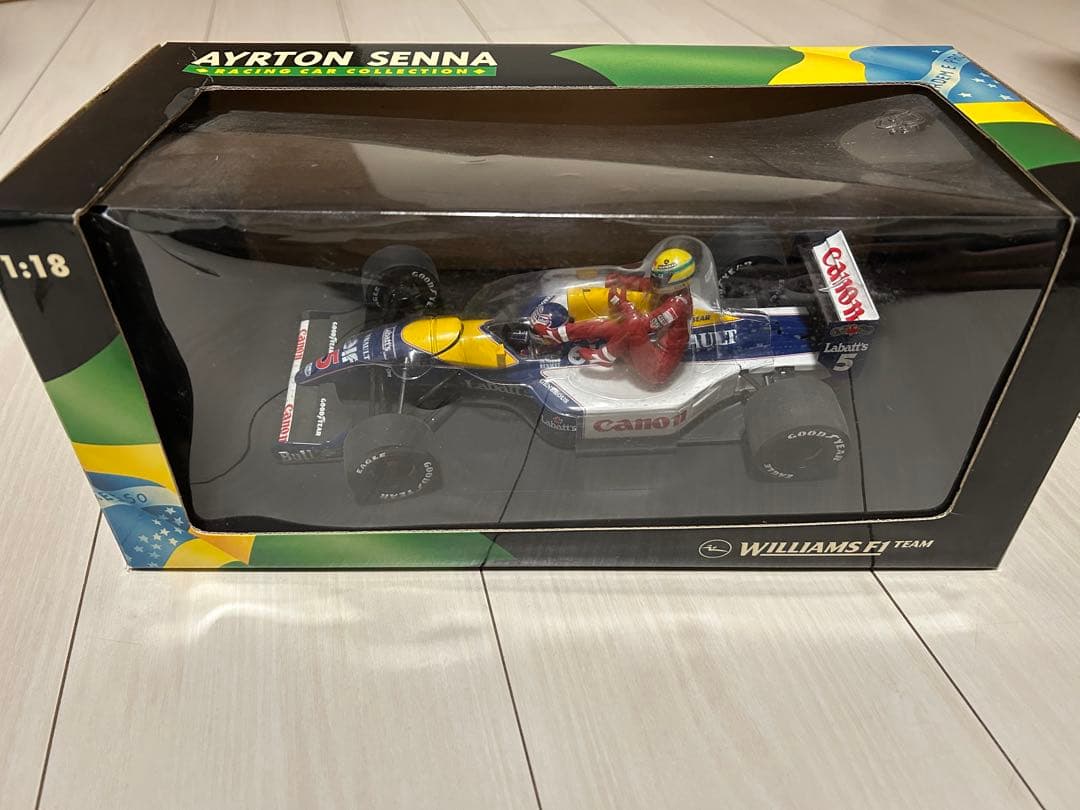 1/18 ウィリアムズルノー FW14 マンセル セナ　ミニカー