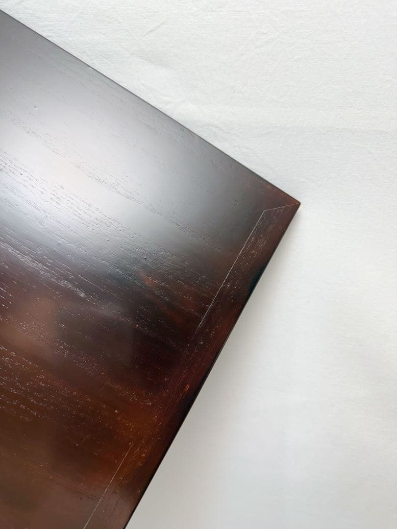 茶道具 溜塗 二重棚 茶棚 組み立式 元箱