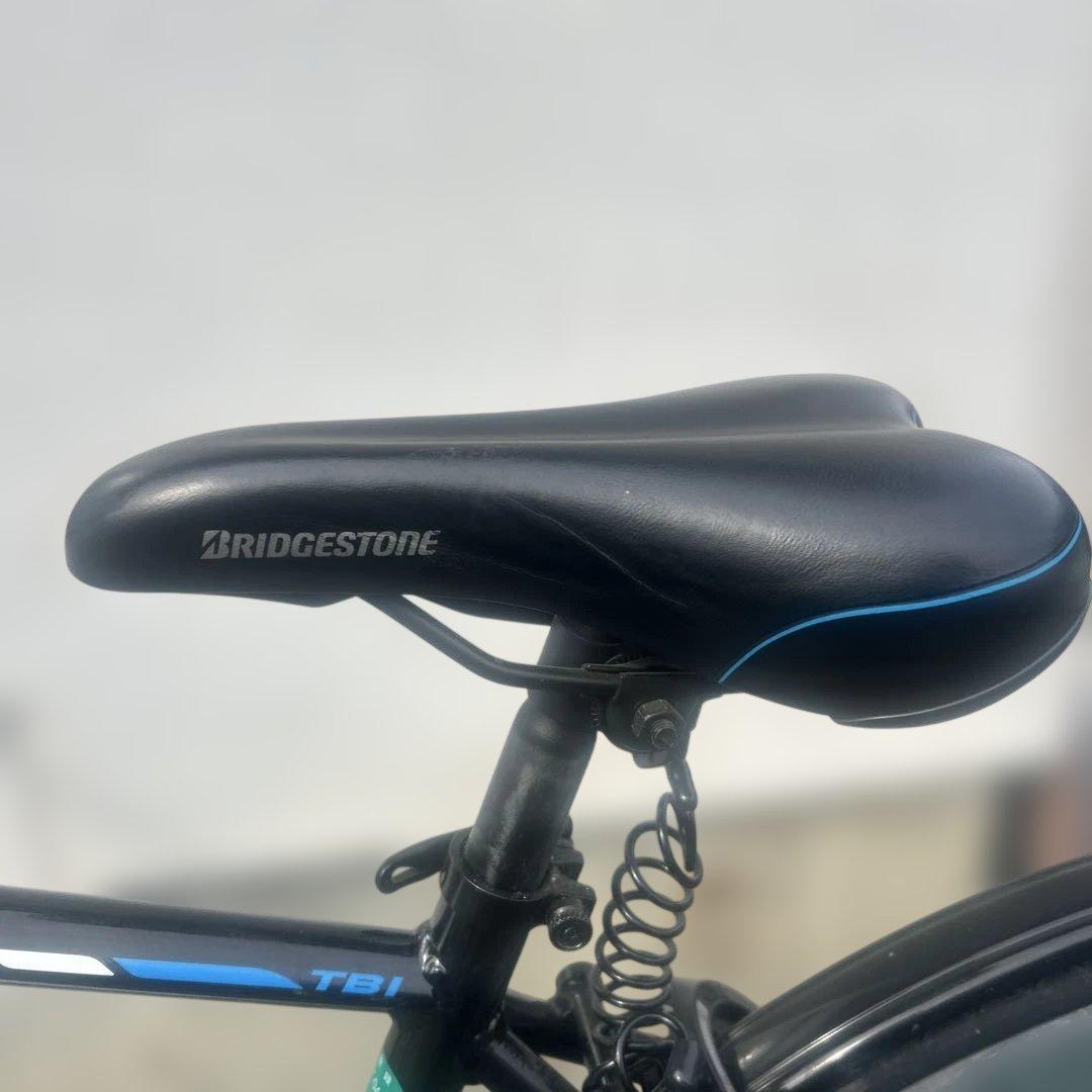 ブリヂストン クロスバイク 内装7段 ダイナモ 黒 27型