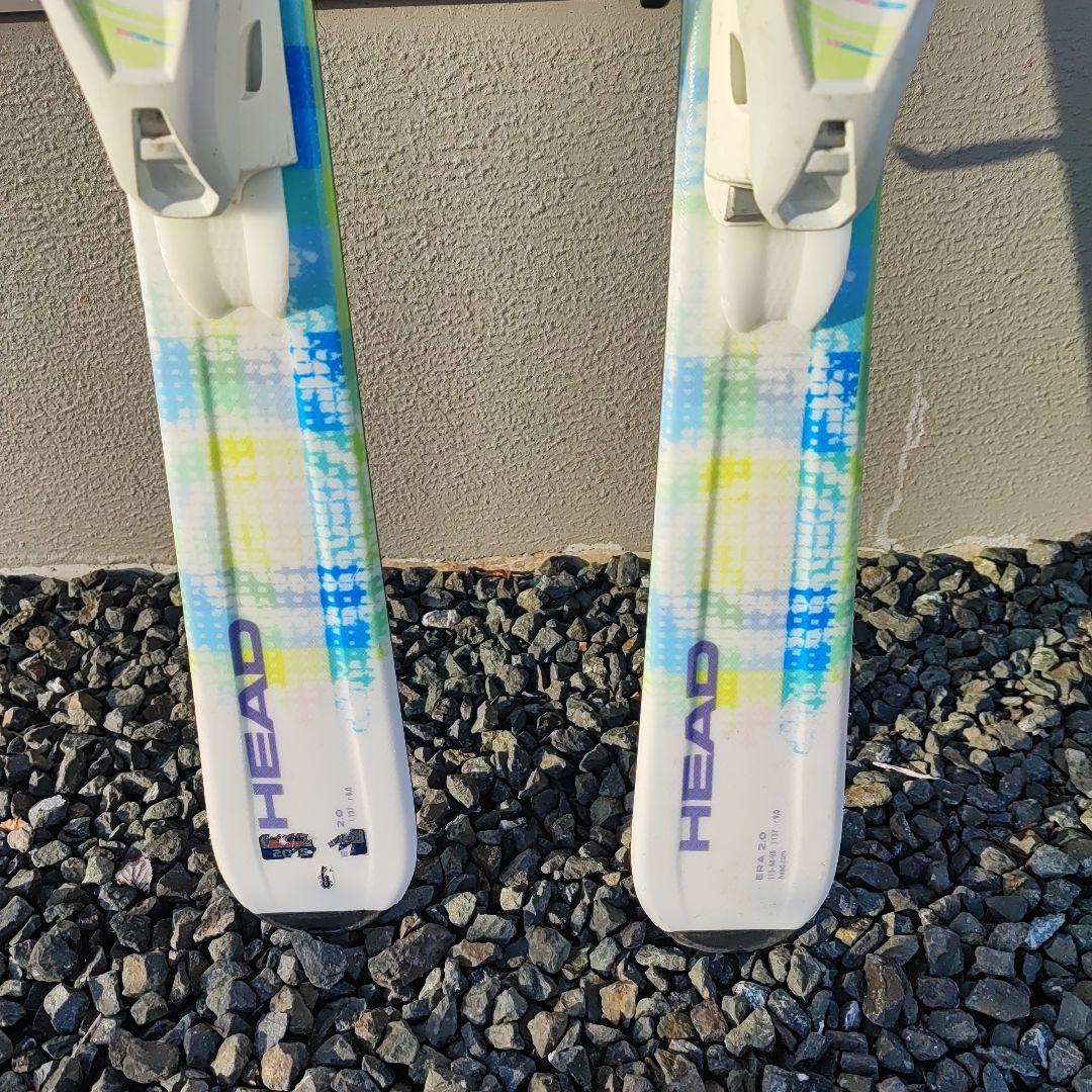 HEAD スキー板 ホワイト・ブルー・イエロー　135センチ