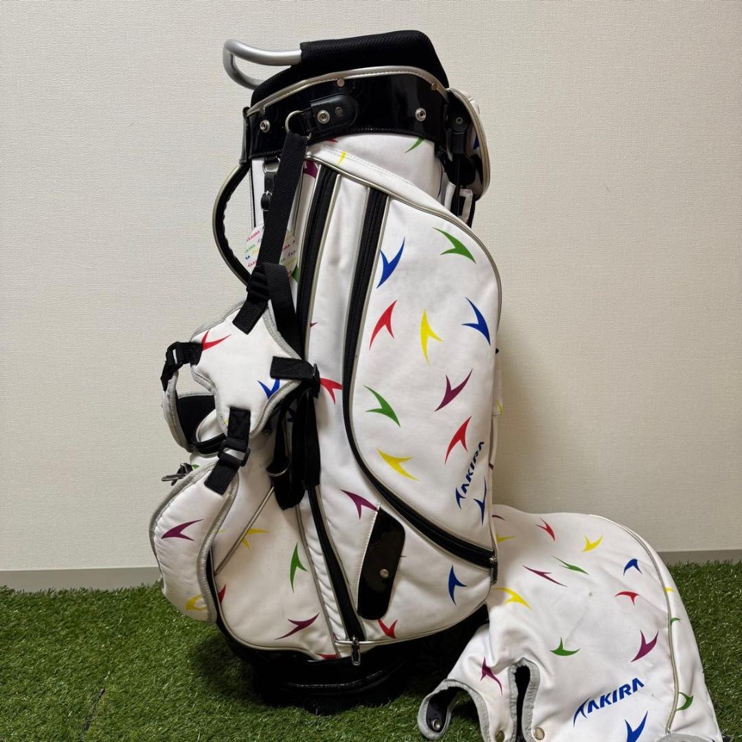 AKIRA アキラ キャディバッグ ゴルフバッグ スタンド式 2018年式