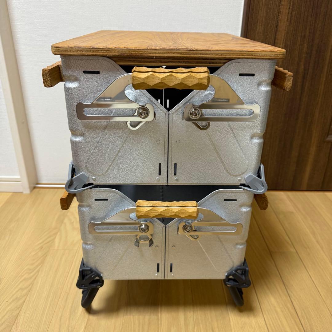 美品　スノーピーク　( peak) シェルフコンテナ25 お得セット