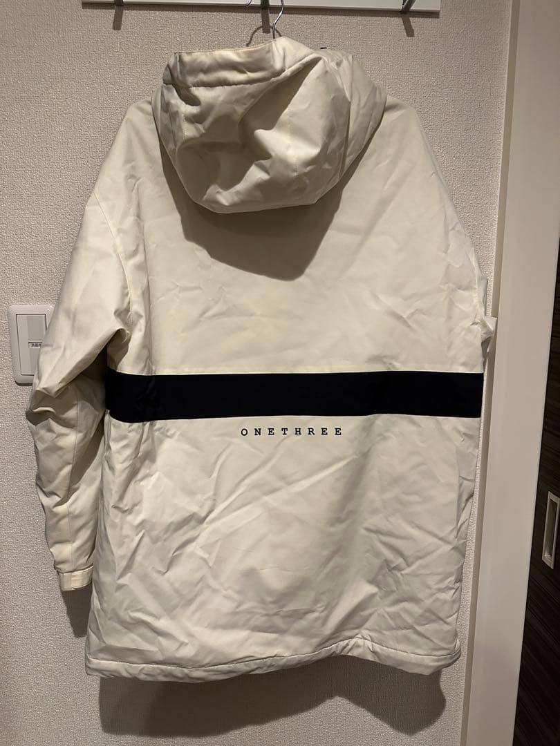 【値下げ】スノーボード ウェア 上下セット ホワイト【オンヨネ】初心者