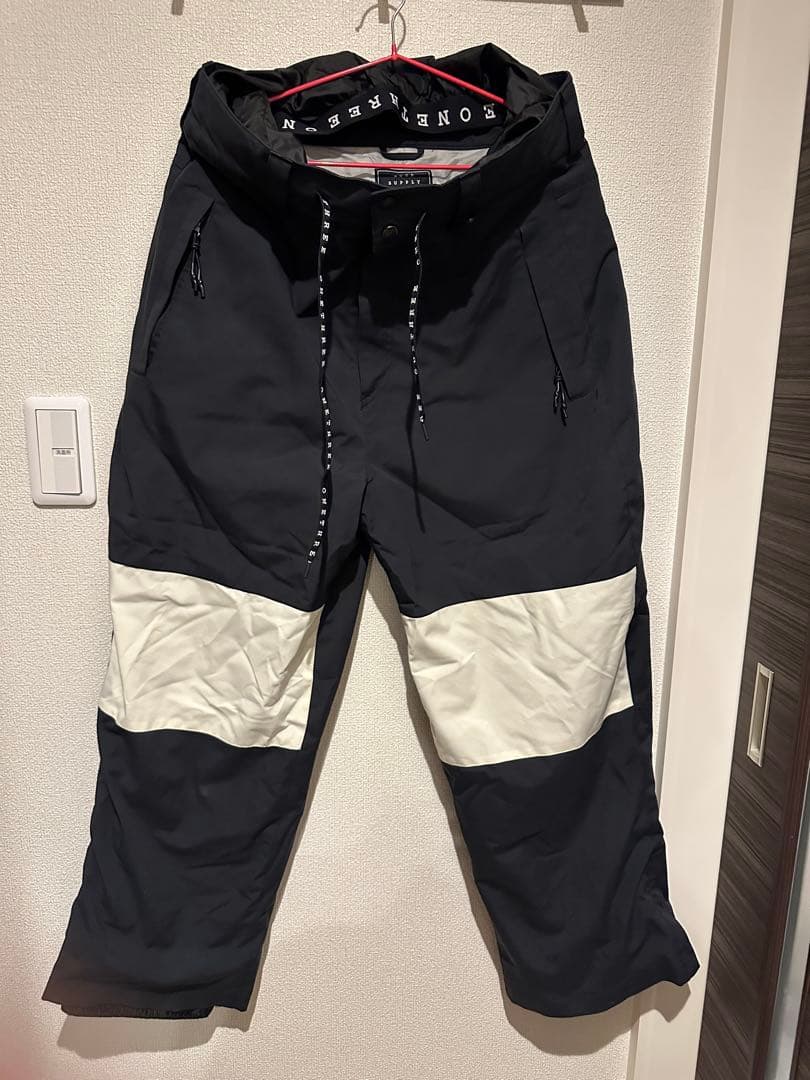 【値下げ】スノーボード ウェア 上下セット ホワイト【オンヨネ】初心者
