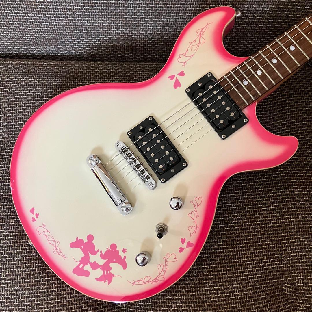 エレキギターミッキー ミニー デザイン ディズニー