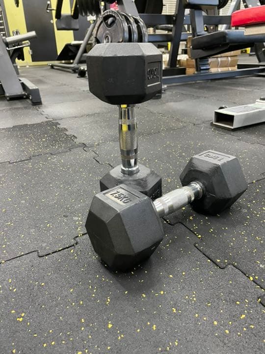 ヘックス  ラバーダンベル75kg２個