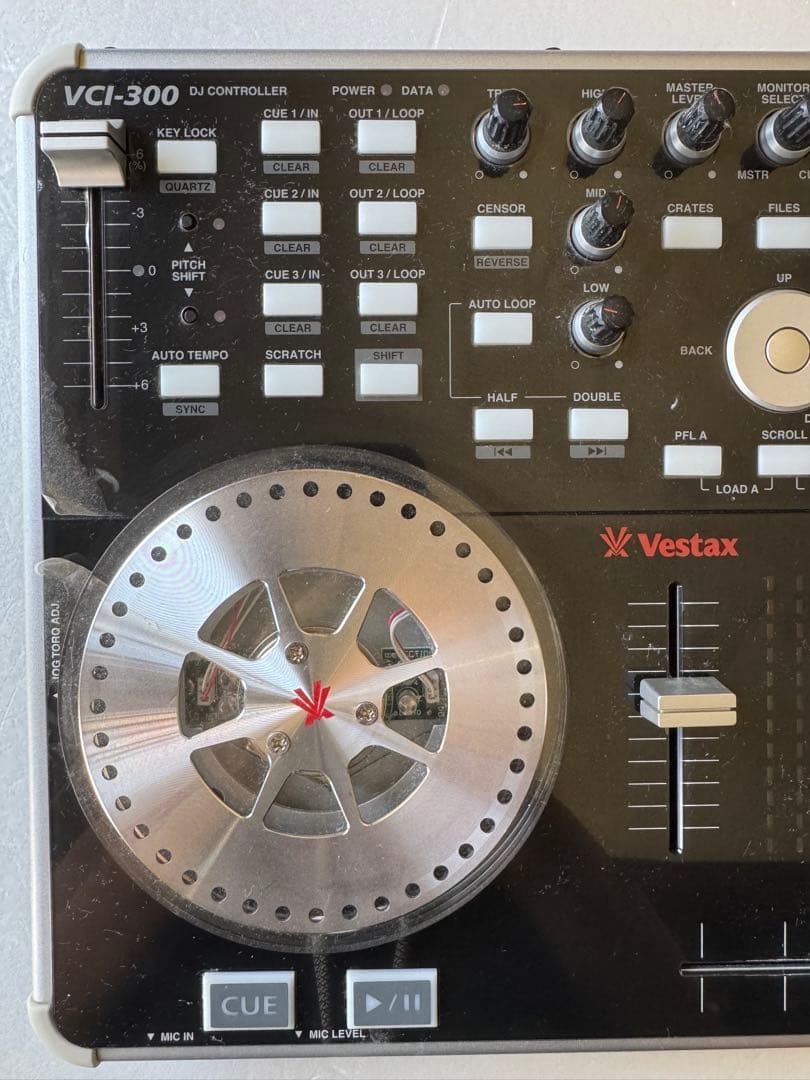 オマケ! アルミ手裏剣ジョグ!Vestax VCI-300 DJコントローラー